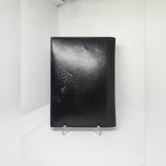 Versace mens wallet black Medusa head embossed. Made in Italy. - Picture 5 of 9